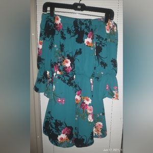 Off Shoulder Romper by Peach Love California Small